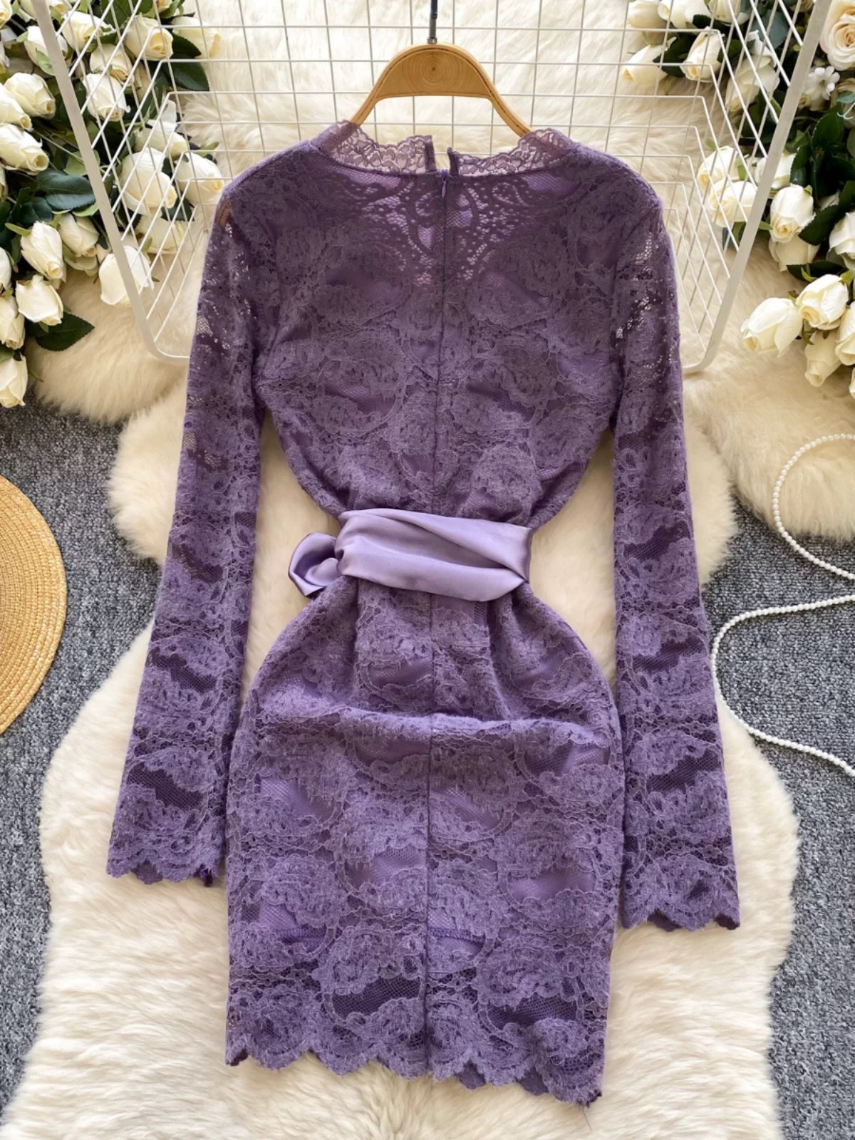 Endless beauty lace dress FBC452 images